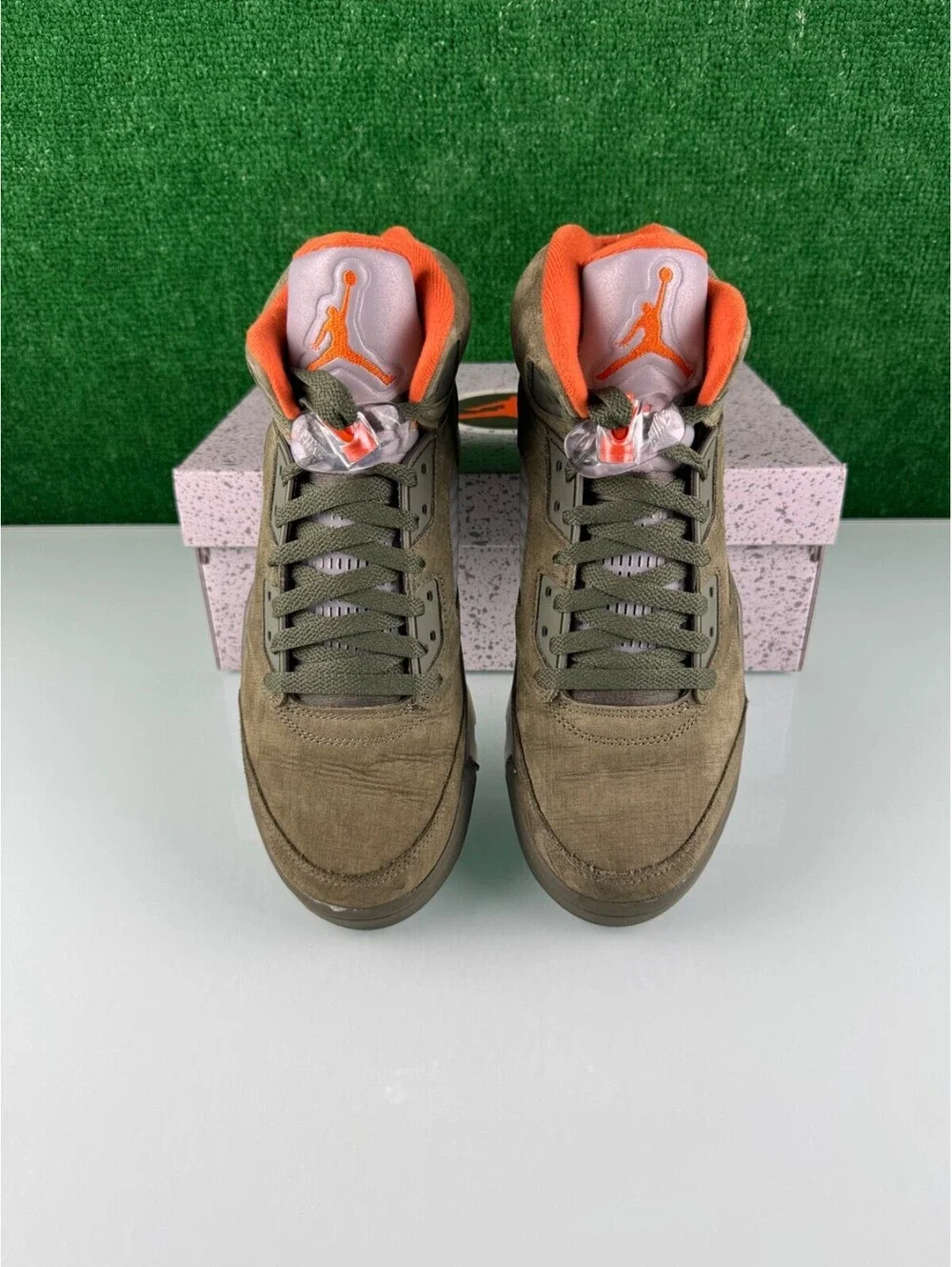 Size 9 - Air Jordan 5 Retro 2024 Olive CLEAN!
